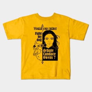 would you debate Candace Owens? Kids T-Shirt